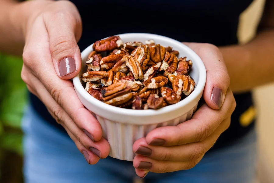 Bowl of pecans