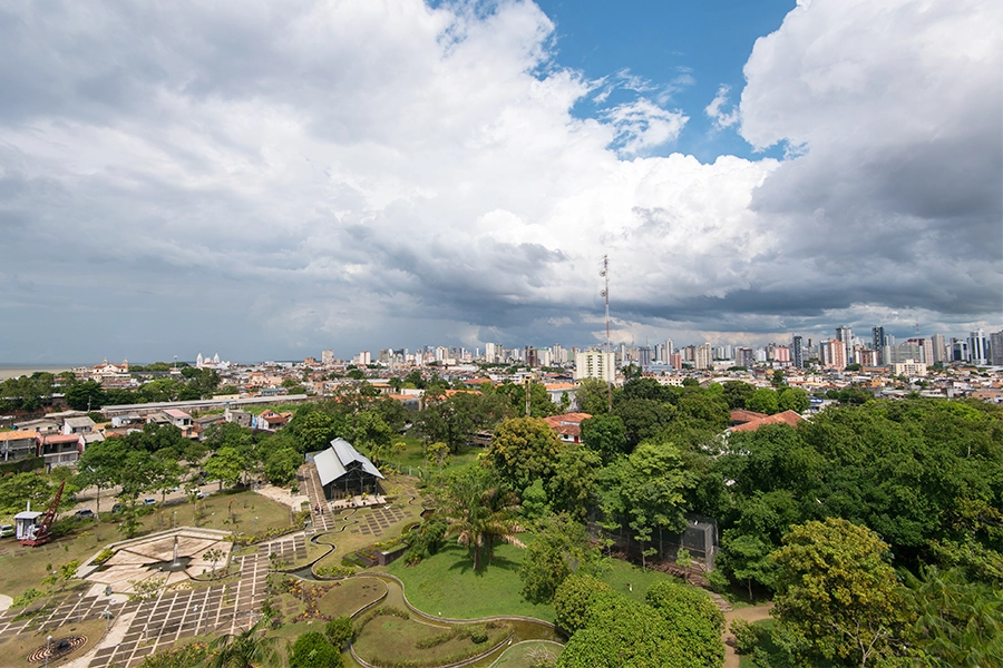 Belem city in Brazil.