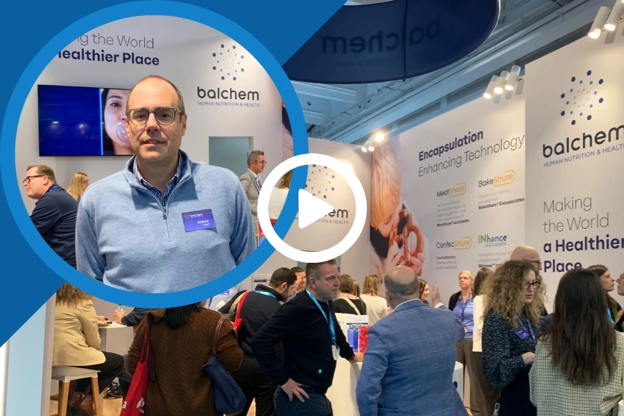 Andrew Hart for Balchem at Fi Europe 2025.