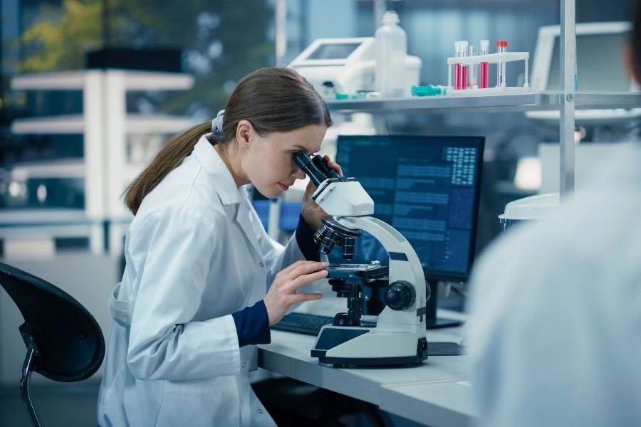 Researcher in a laboratory