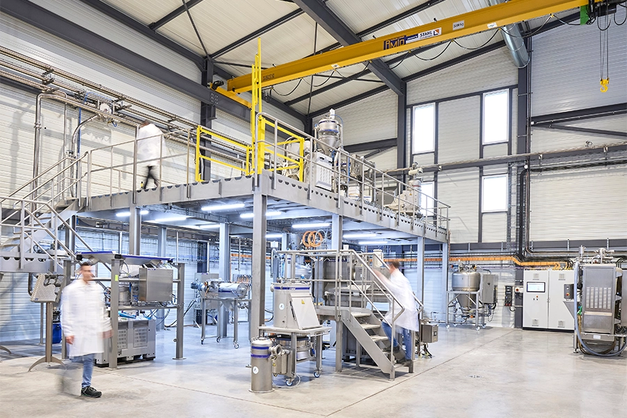 Tetra Pak new product development center for Powder Process and Technology in France.