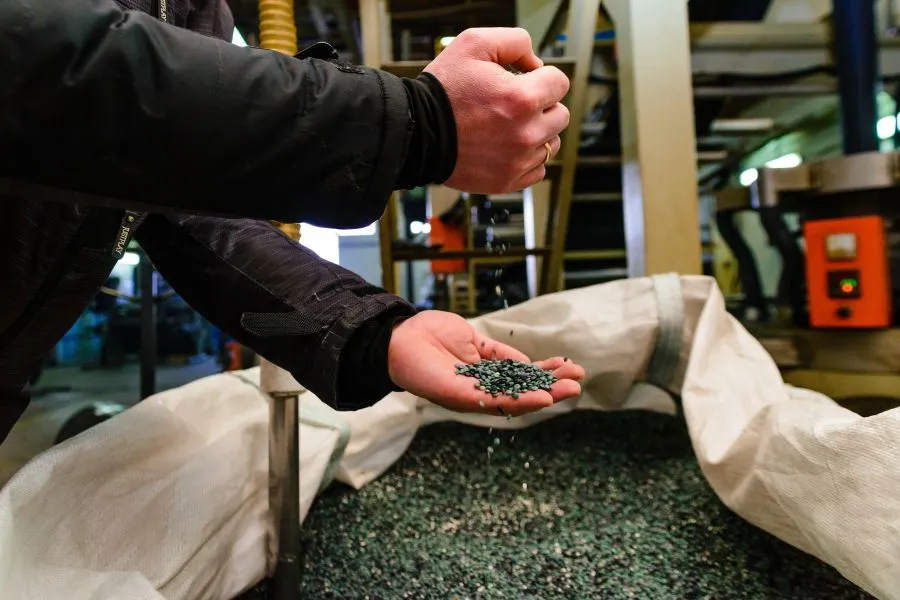 plastic pellets
