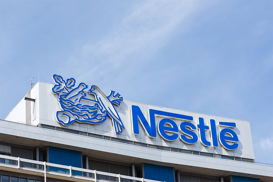 Nestlé office and brand logo.
