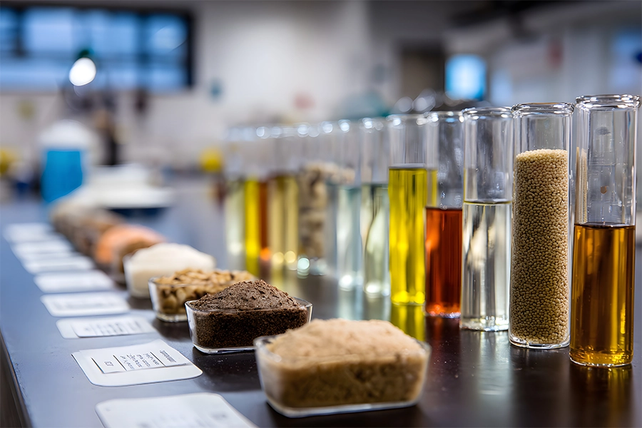Conventional food ingredients testing.