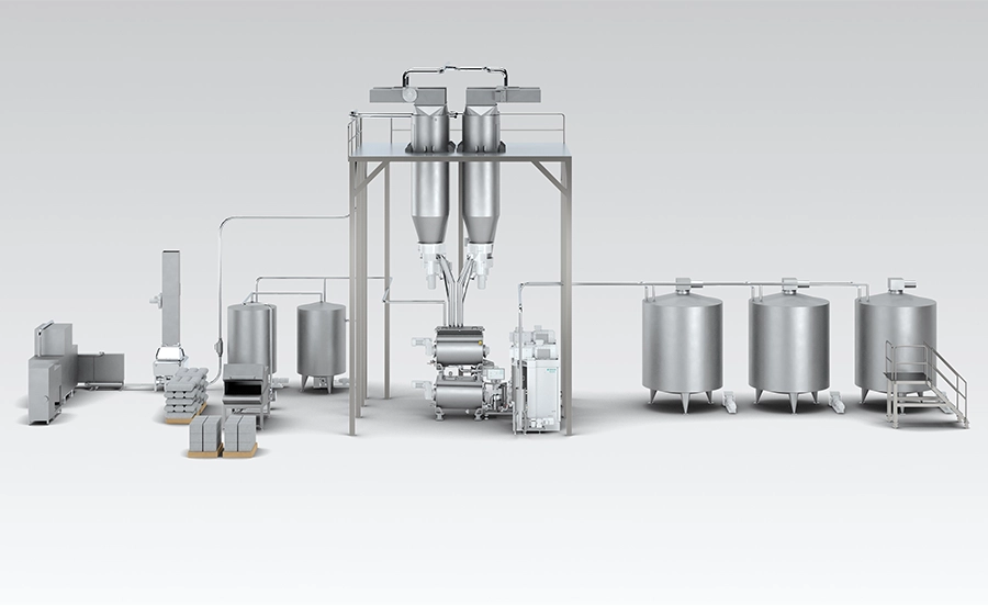 Bühler’s CompactMix combines advanced mixing and grinding technologies for efficient, flexible, and high-quality chocolate and confectionery production.