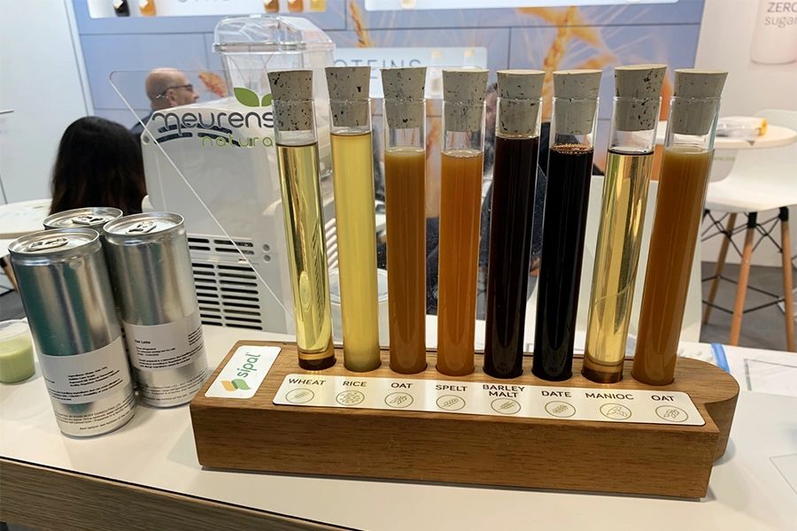 the company’s solutions at the trade show included cereal-based syrups, extracts, powders, and proteins produced through a hydrolysis process using flour.