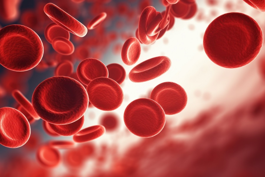 Illustration of red blood cells